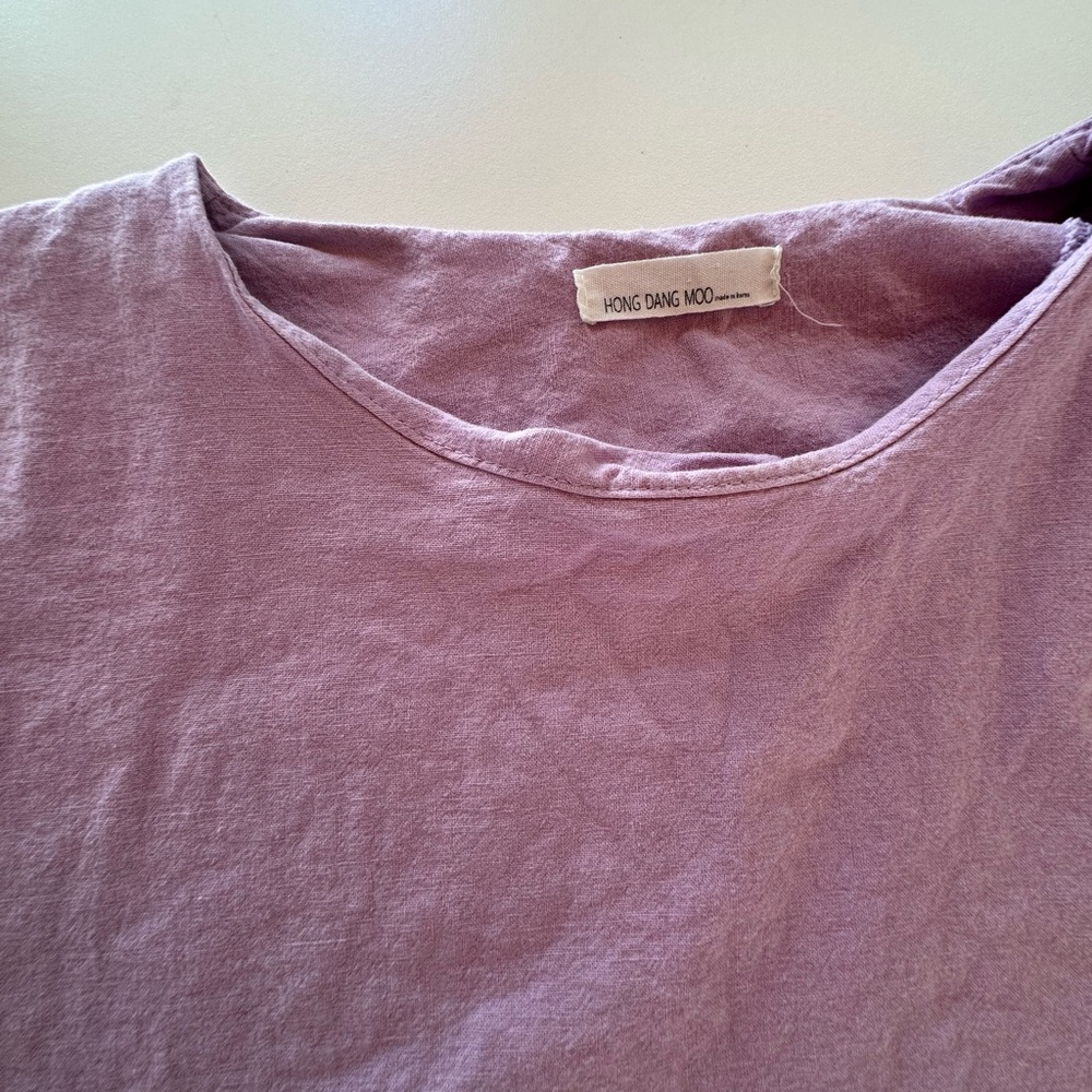 Hong Dang Moo Lavender Dress M - Picture 8 of 11